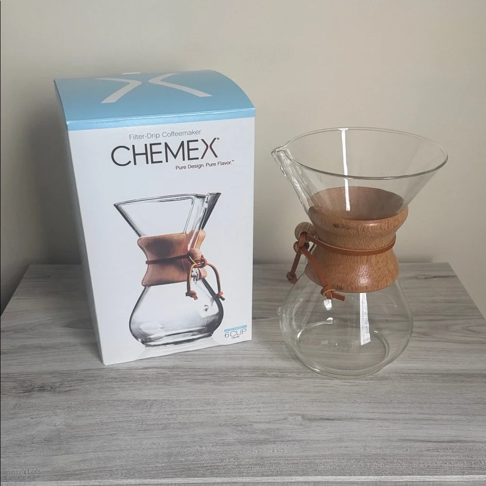 Chemex glass pour over coffee maker - Picture 1 of 2